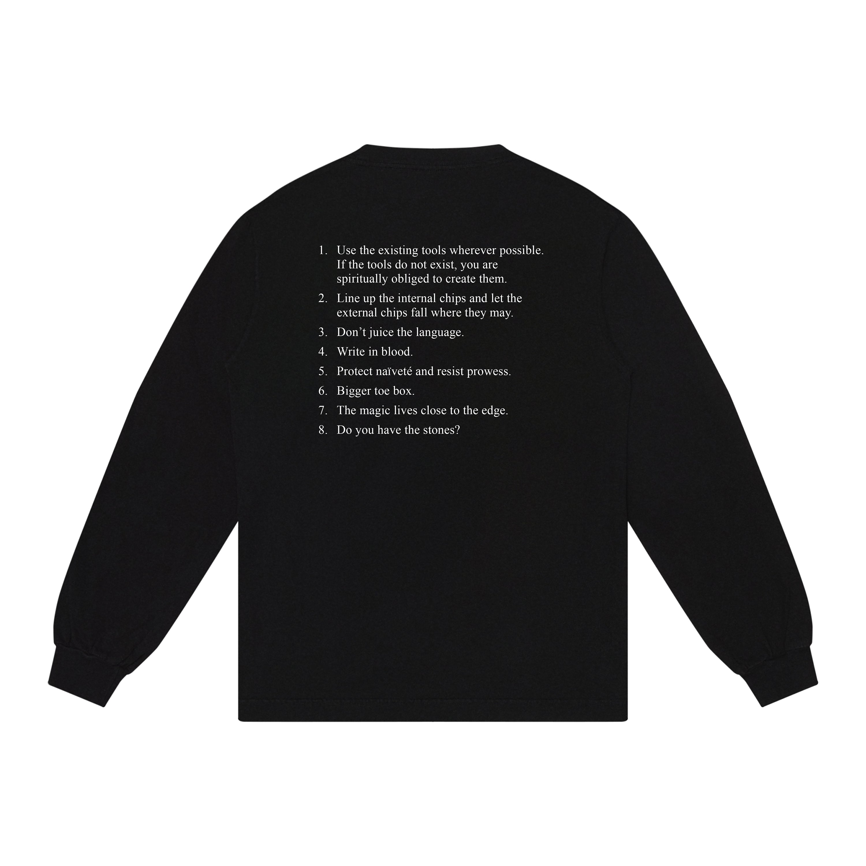 VIRGIN LONG SLEEVE BACK