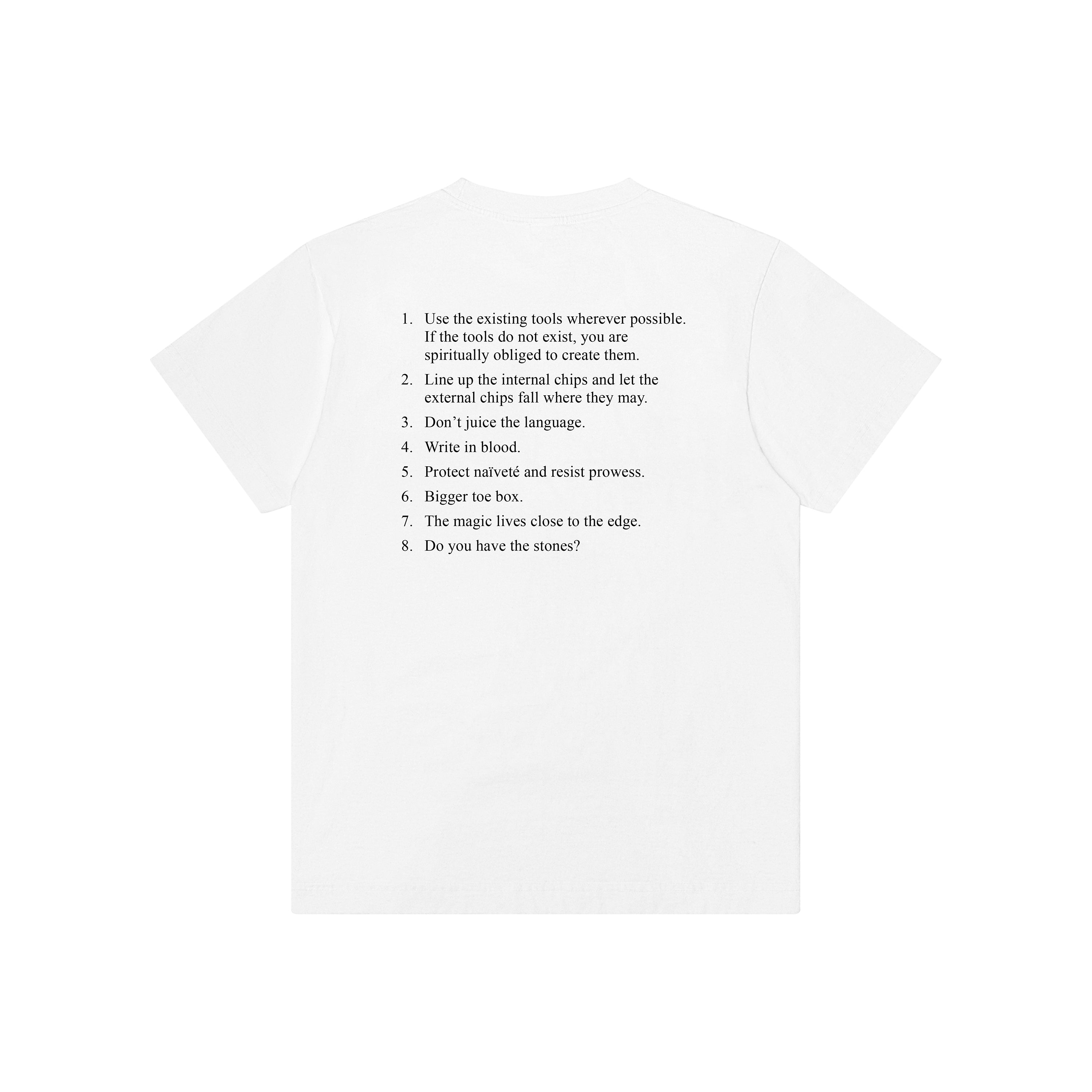 VIRGIN T-SHIRT (WHITE) BACK