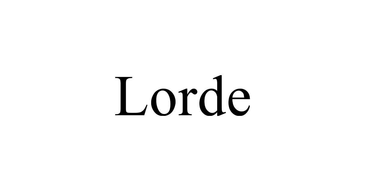 LORDE STORE - LORDE STORE