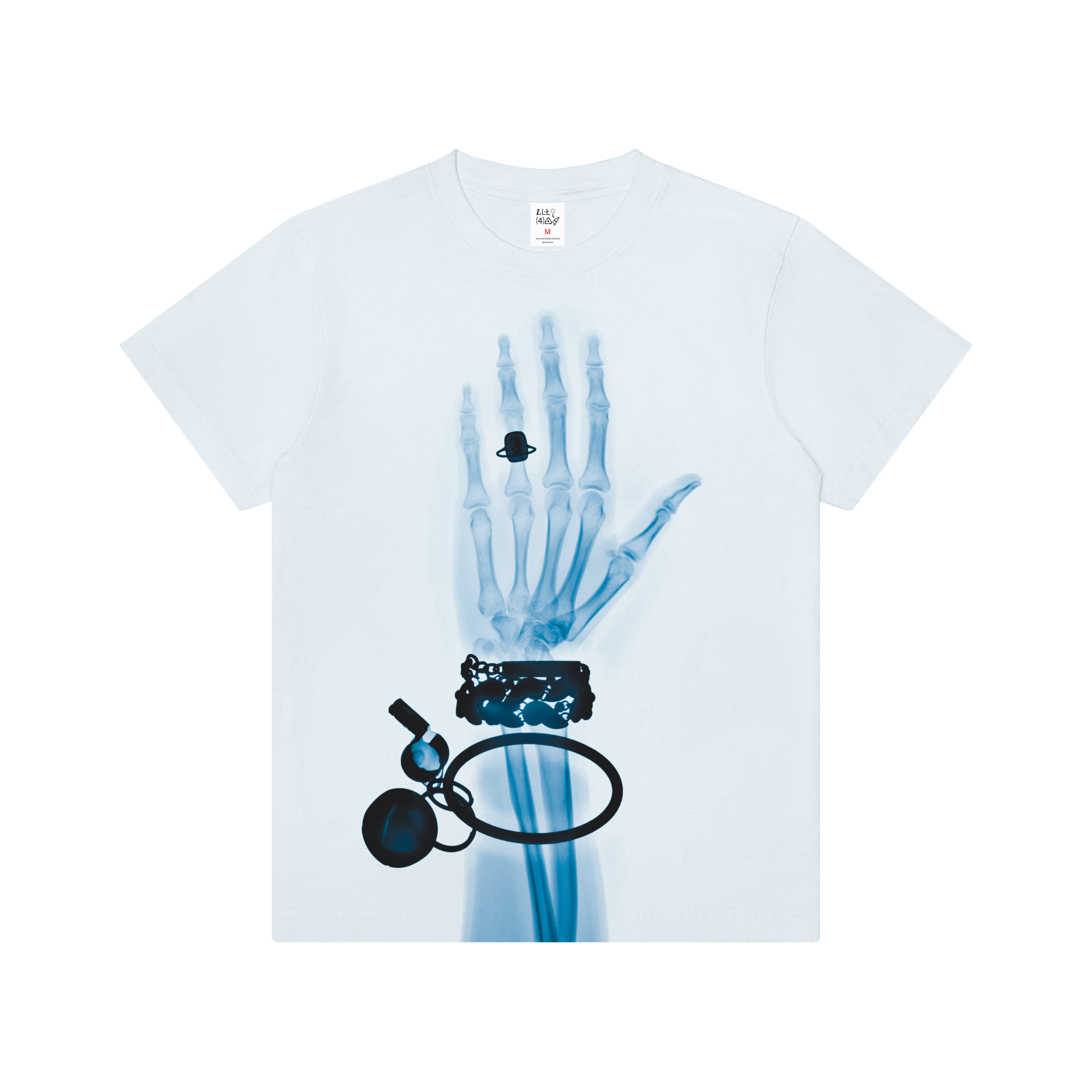 X-RAY HAND TEE FRONT