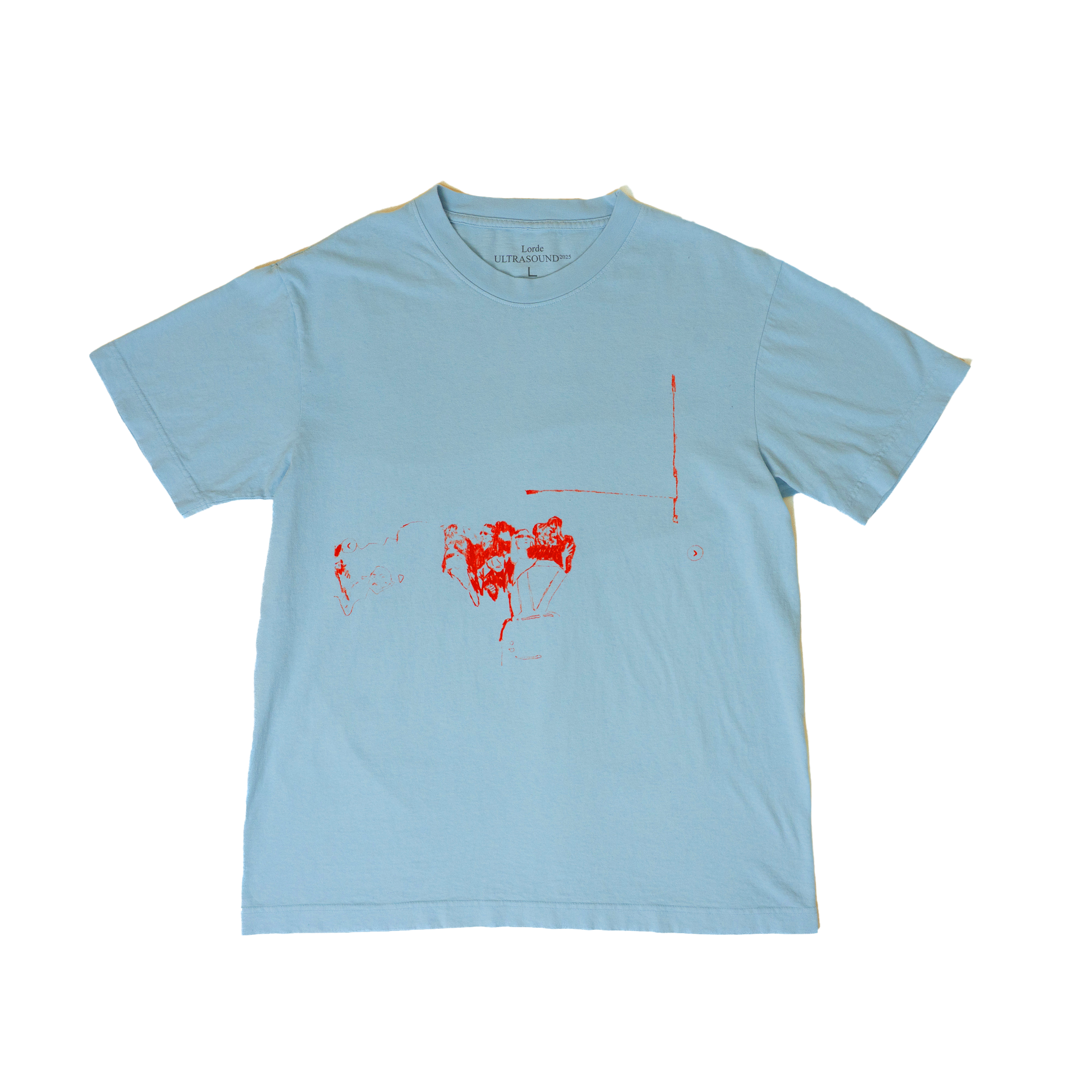 2025 BLUE SKETCH DATEBACK TEE Front