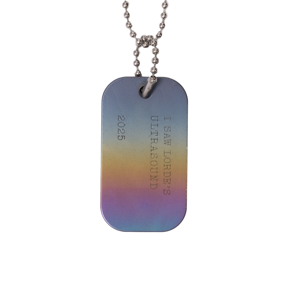 Ultrasound 2025 Dog Tag Front