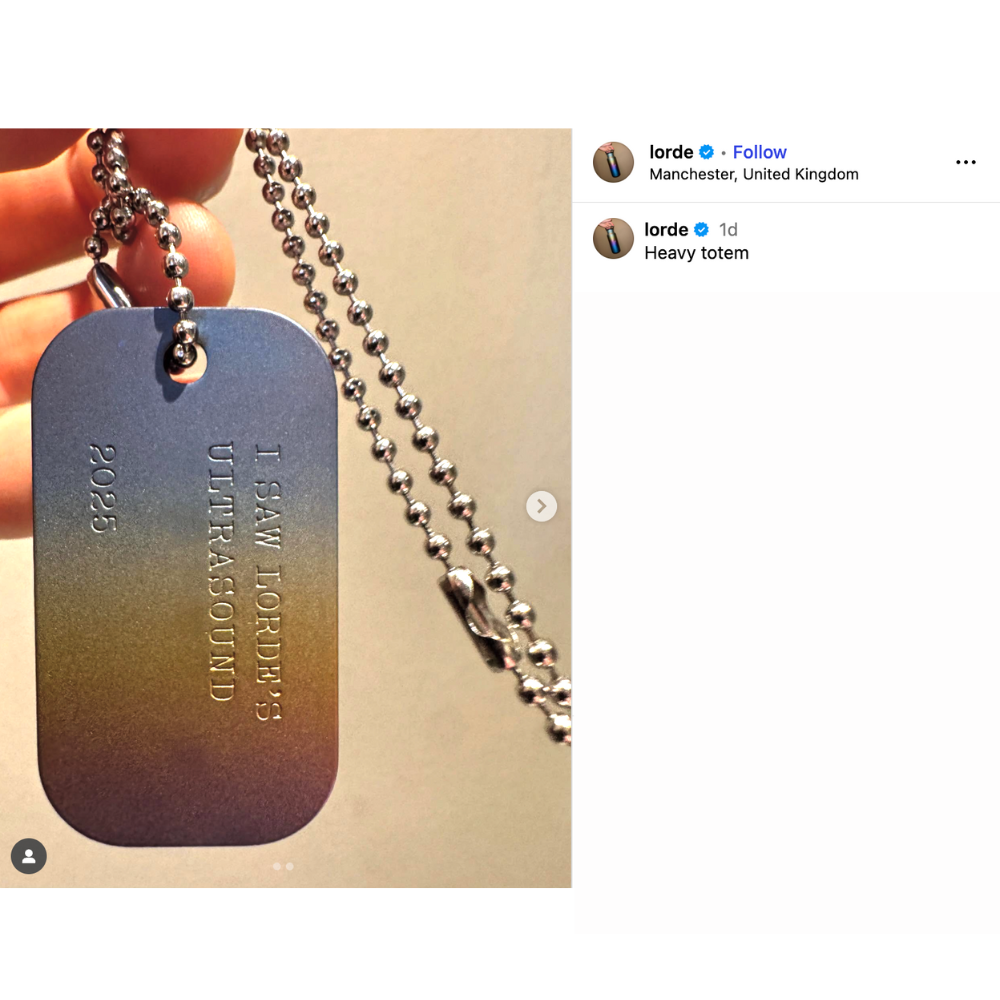 ULTRASOUND 2025 DOG TAG Instagram 1