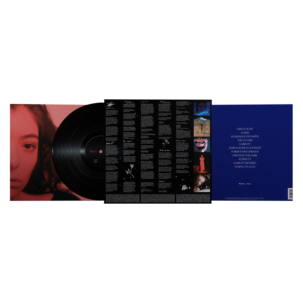 Melodrama Vinyl Back